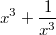 $$ x^3 + \frac {1}{x^3} $$