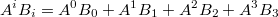 $$A^iB_i=A^0B_0+A^1B_1+A^2B_2+A^3B_3$$