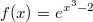 $$f(x)=e^{x^3-2}$$